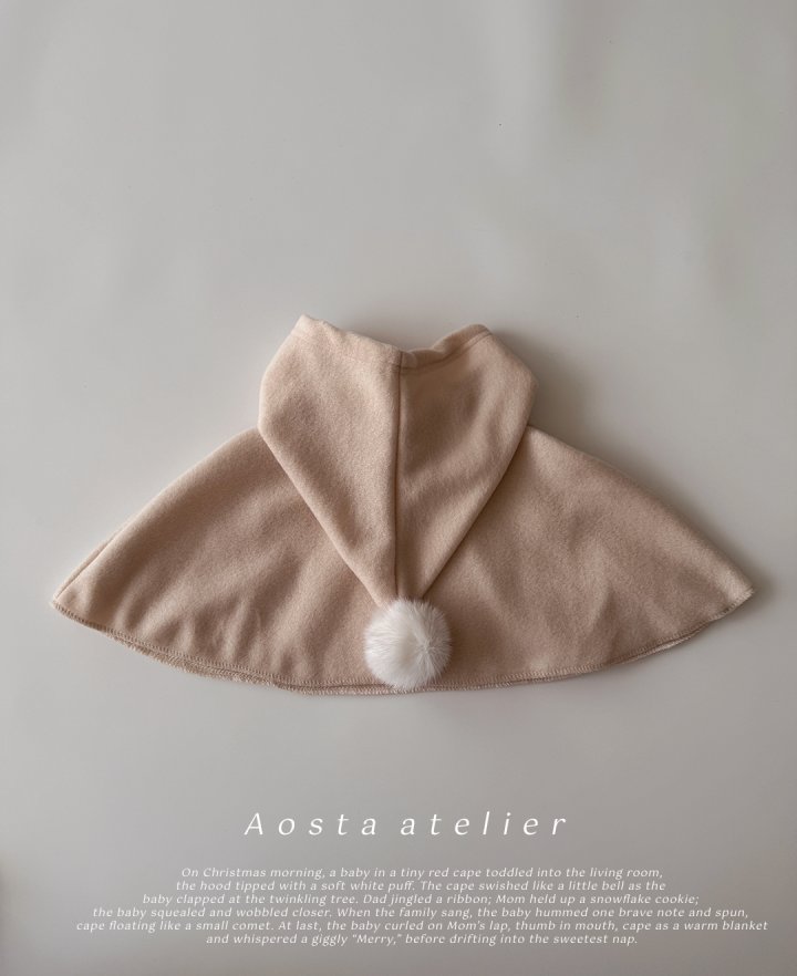 Aosta - Korean Baby Fashion - #babyootd - Winter Cone Cape - 2