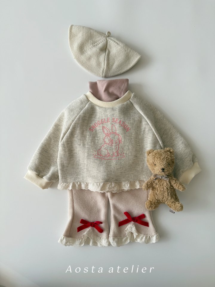 Aosta - Korean Baby Fashion - #babyootd - Bibi Rabbit Sweatshirt - 11