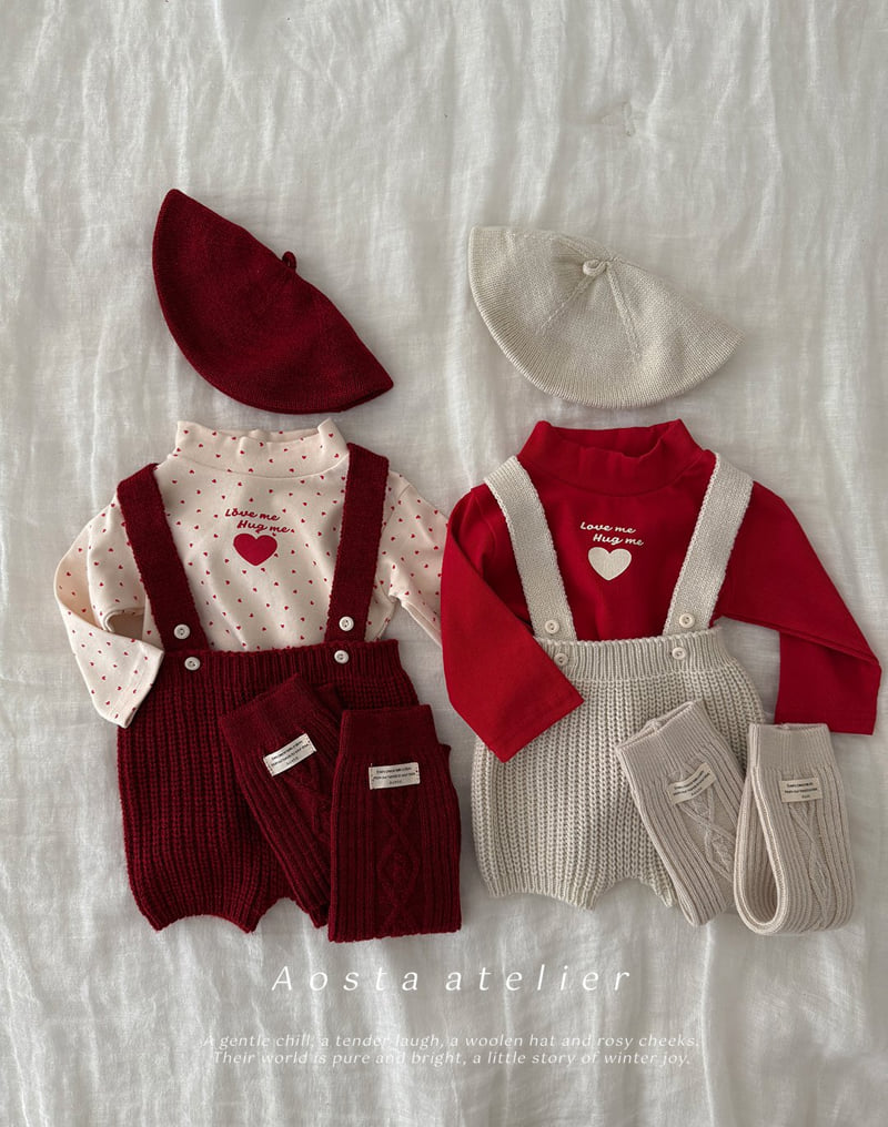 Aosta - Korean Baby Fashion - #babyootd - Knit Overalls - 7