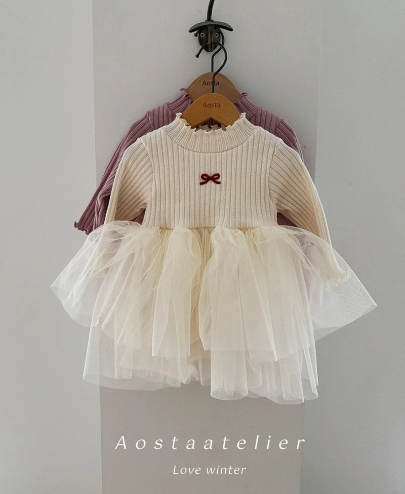Aosta - Korean Baby Fashion - #babyootd - Camellia One-piece - 10