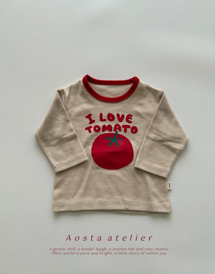 Aosta - Korean Baby Fashion - #babyoutfit - Tomato Tee - 3