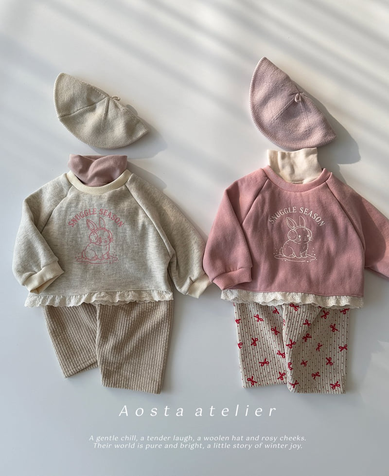 Aosta - Korean Baby Fashion - #babyoutfit - Bibi Rabbit Sweatshirt - 12