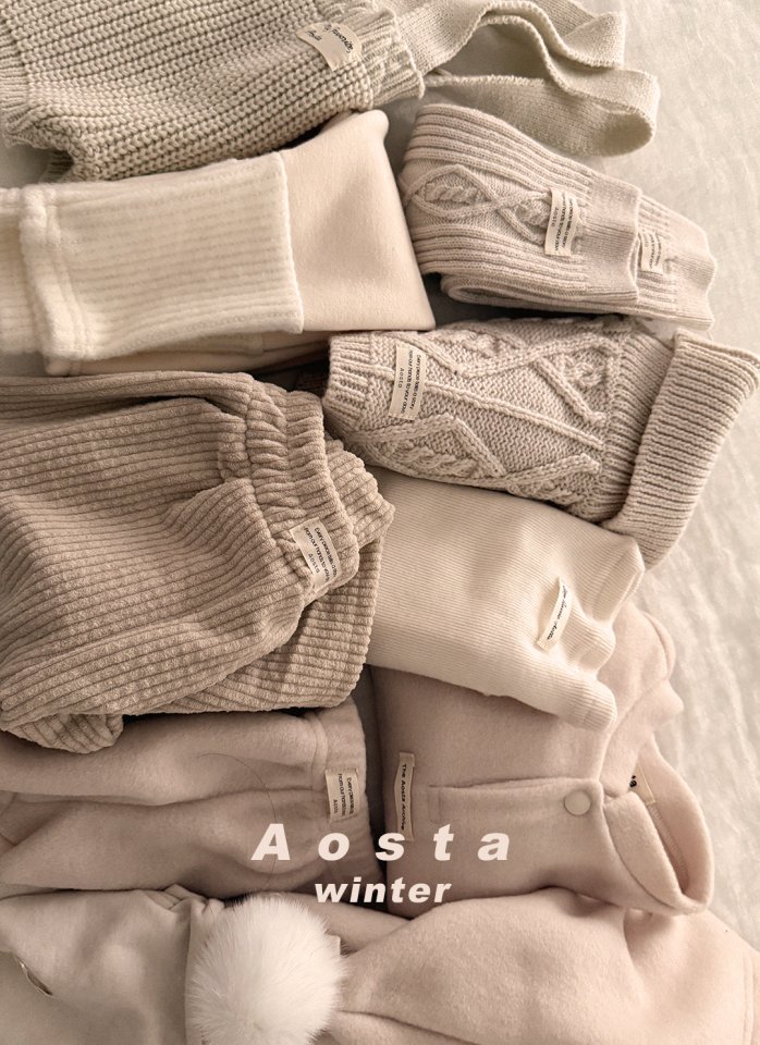 Aosta - Korean Baby Fashion - #babyoutfit - Knit Overalls - 9