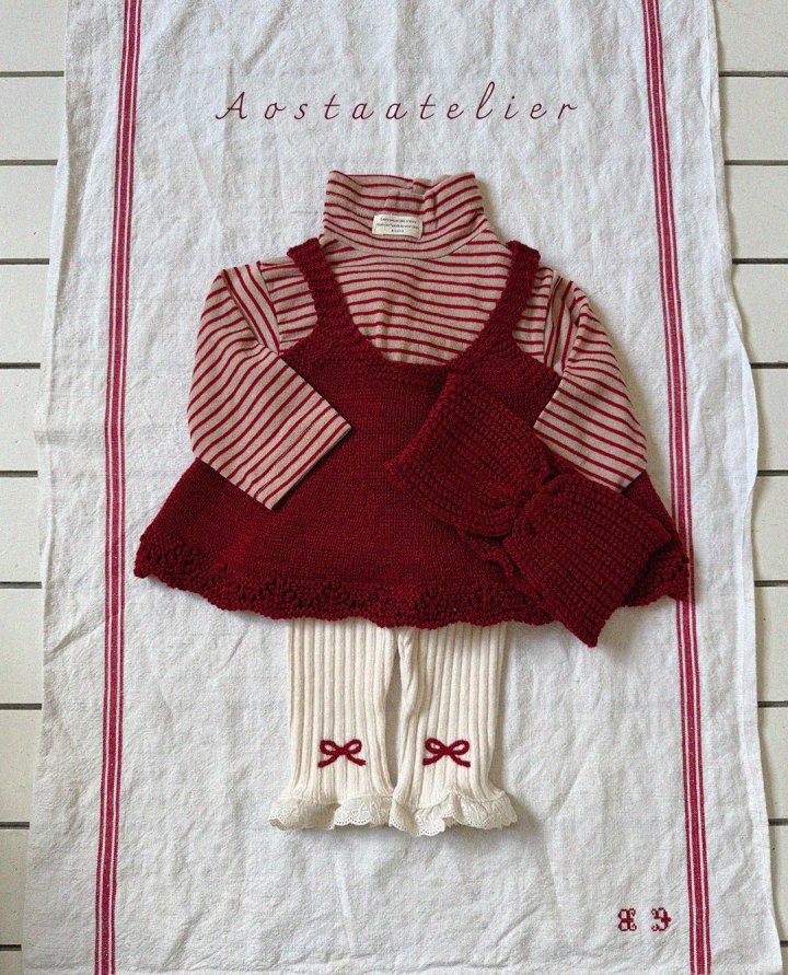 Aosta - Korean Baby Fashion - #babyoutfit - Knit Blouse - 5