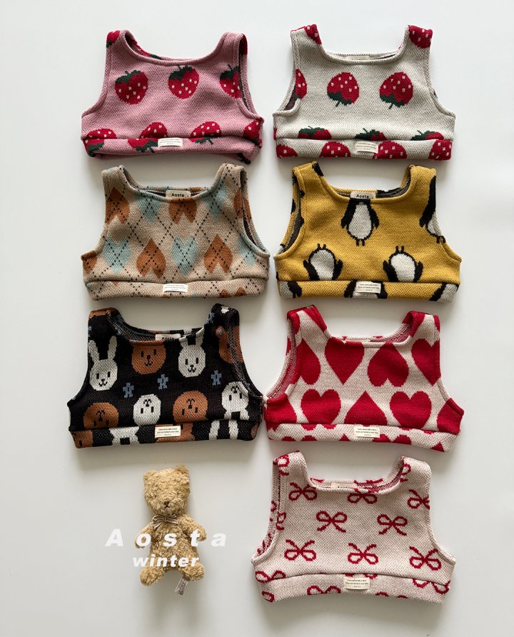 Aosta - Korean Baby Fashion - #babyoutfit - Nene Vest