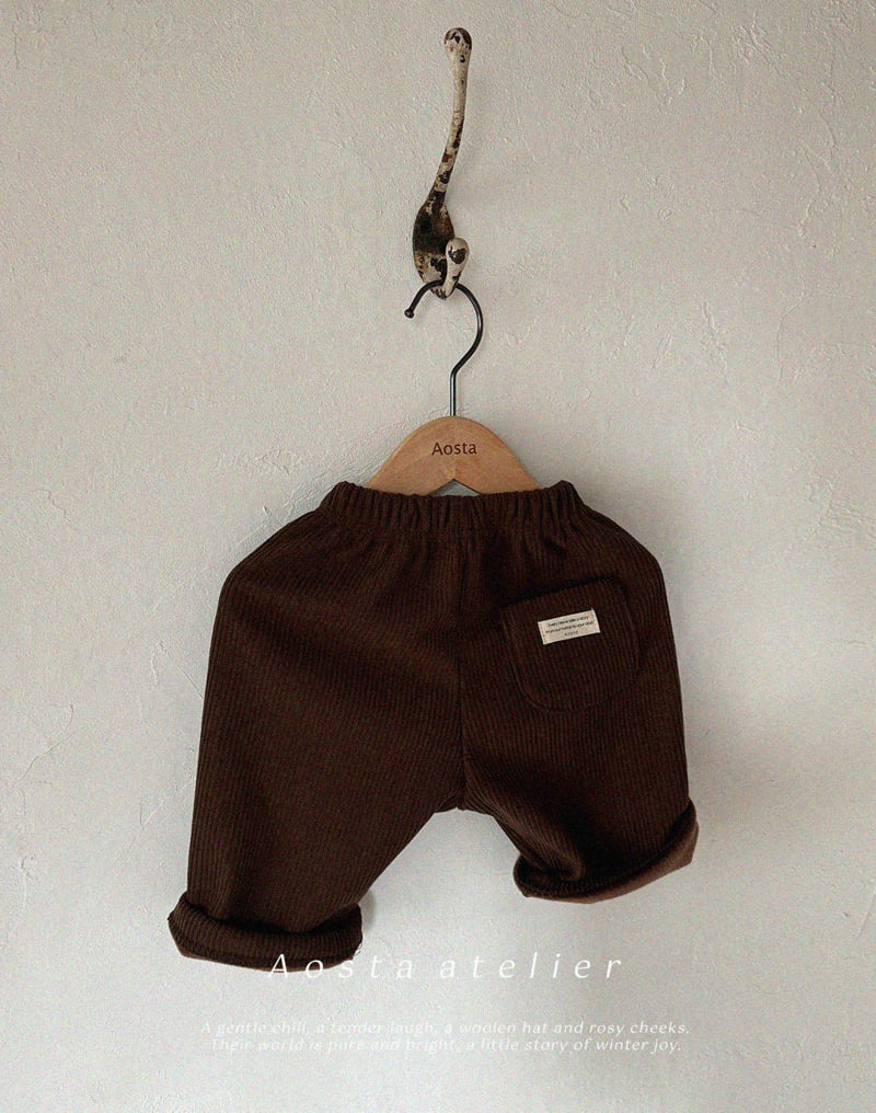 Aosta - Korean Baby Fashion - #babyoutfit - Corduroy Pants - 8