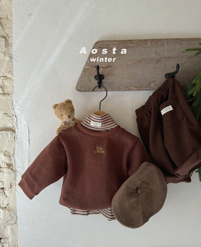 Aosta - Korean Baby Fashion - #babyoutfit - Corduroy Pants - 9