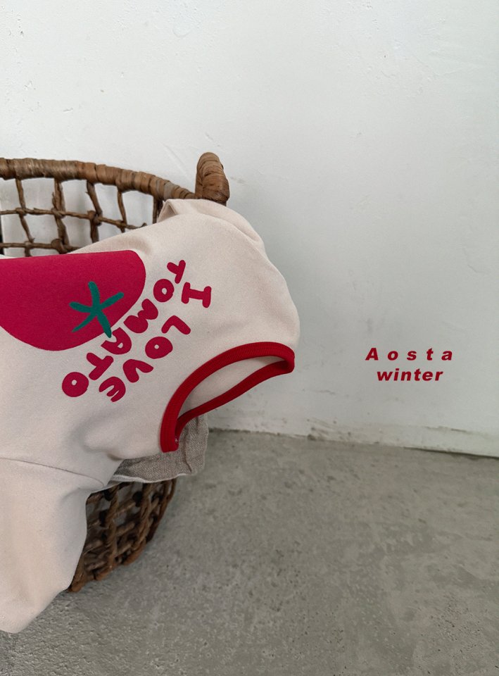 Aosta - Korean Baby Fashion - #babyoutfit - Tomato Tee - 4