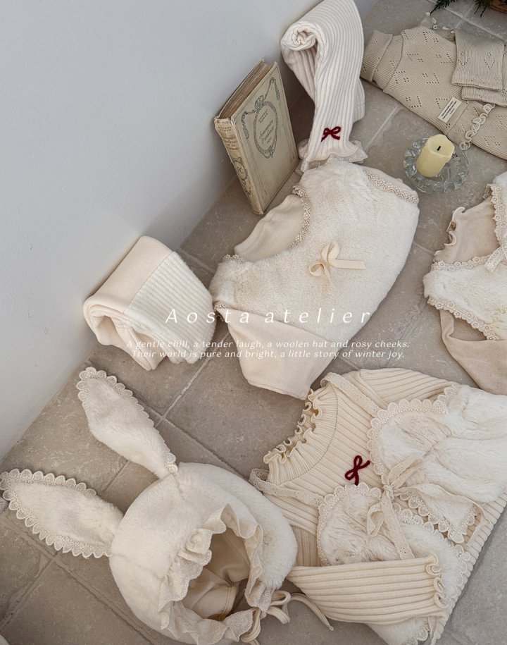 Aosta - Korean Baby Fashion - #babywear - Soft Ribbon Vest - 7