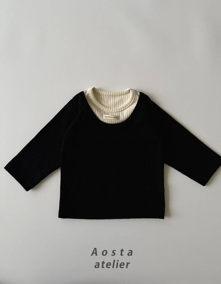 Aosta - Korean Baby Fashion - #babywear - Layered Tee - 3