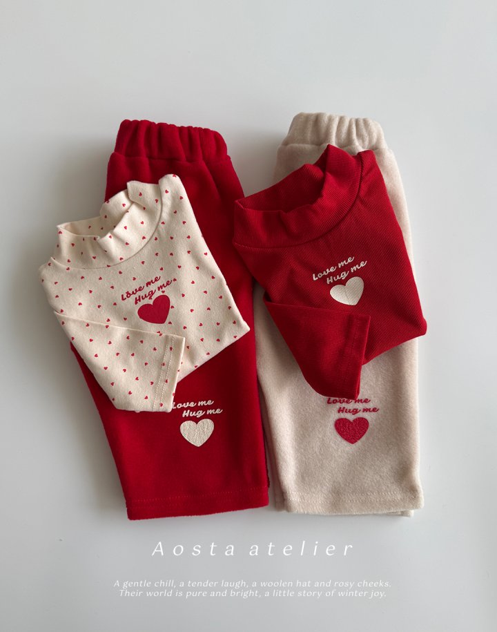 Aosta - Korean Baby Fashion - #babywear - Love Me Turtleneck Tee - 2