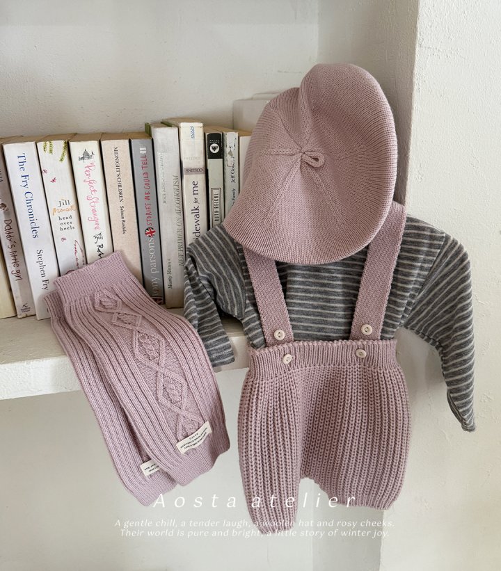 Aosta - Korean Baby Fashion - #babywear - Knit Overalls - 10