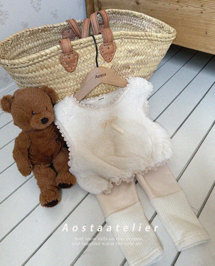 Aosta - Korean Baby Fashion - #onlinebabyboutique - Soft Ribbon Vest - 8