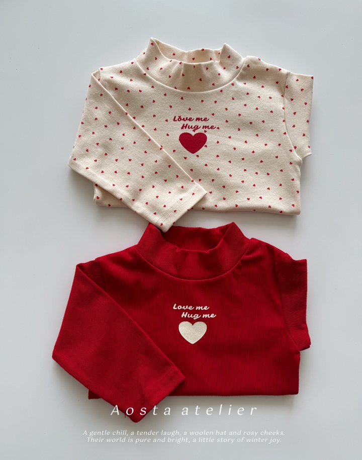 Aosta - Korean Baby Fashion - #onlinebabyboutique - Love Me Turtleneck Tee - 3