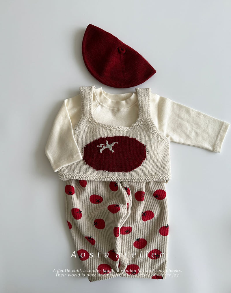 Aosta - Korean Baby Fashion - #onlinebabyboutique - Knit O Vest - 9