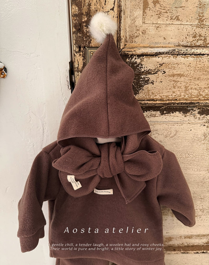 Aosta - Korean Baby Fashion - #onlinebabyshop - Winter Cone Muffler - 6
