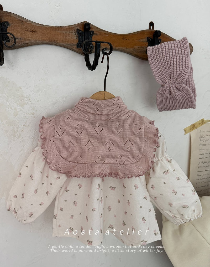 Aosta - Korean Baby Fashion - #onlinebabyshop - L'été Frill Turtleneck - 11