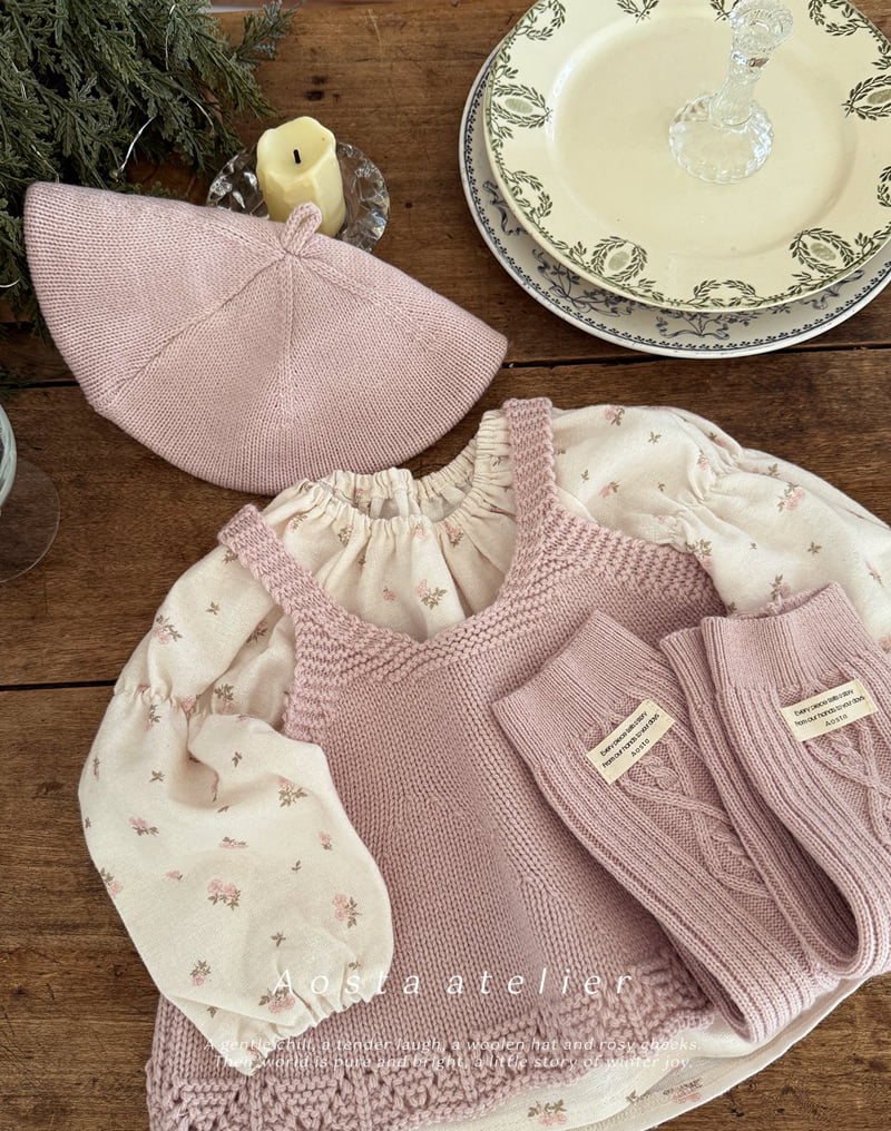 Aosta - Korean Baby Fashion - #onlinebabyshop - Knit Blouse - 9