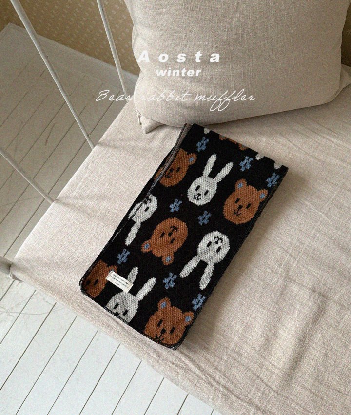 Aosta - Korean Baby Fashion - #onlinebabyshop - Nene Muffler - 2