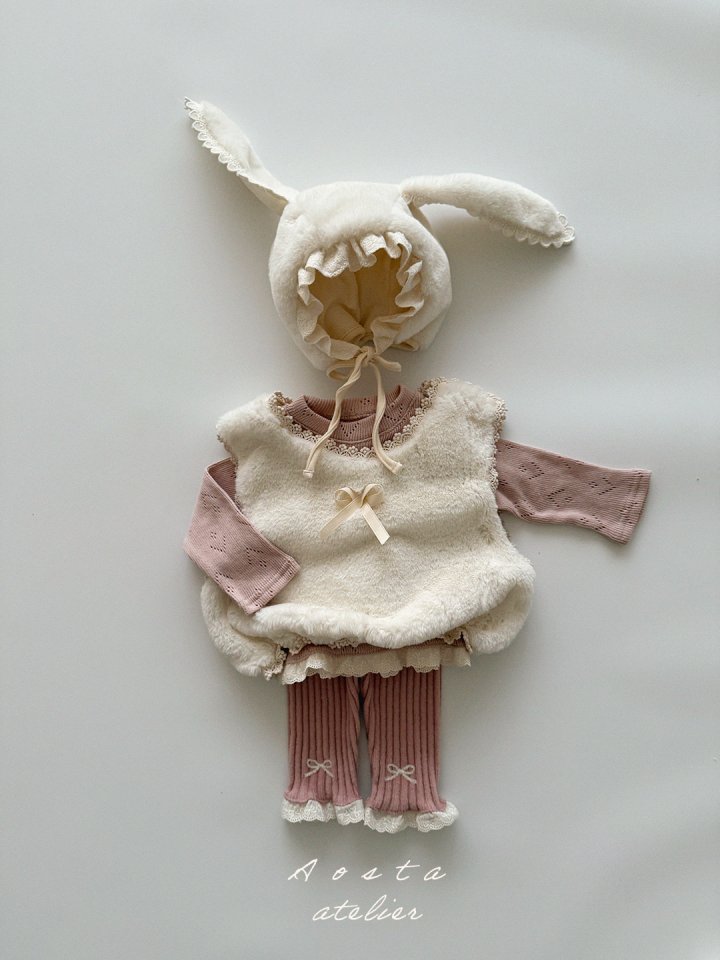 Aosta - Korean Baby Fashion - #smilingbaby - Soft Ribbon Vest - 10