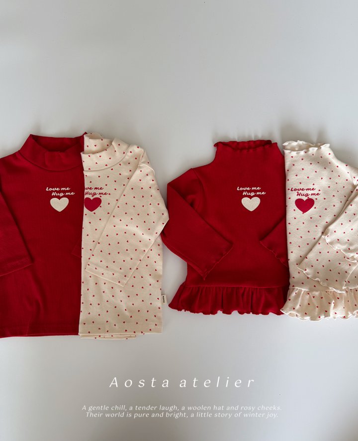 Aosta - Korean Baby Fashion - #smilingbaby - Love Me Turtleneck Tee - 5
