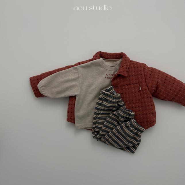 Aou Studio - Korean Baby Fashion - #babyboutique - Mori Quilted Jacket - 11
