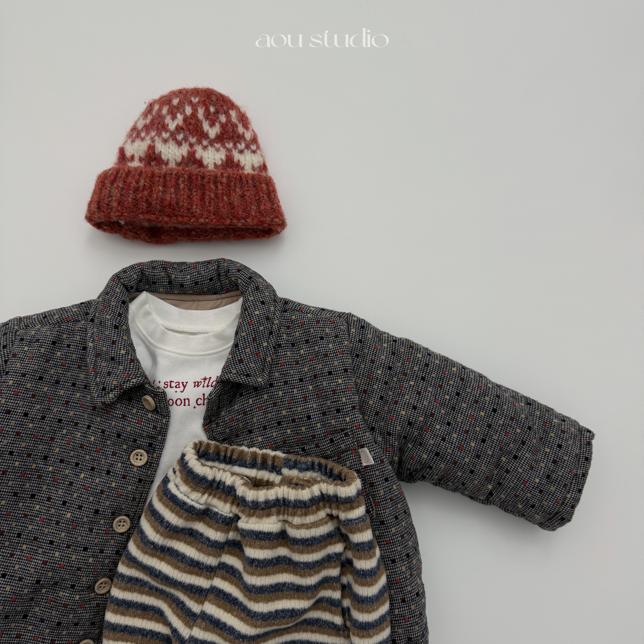 Aou Studio - Korean Baby Fashion - #babyboutiqueclothing - Mori Quilted Jacket - 12