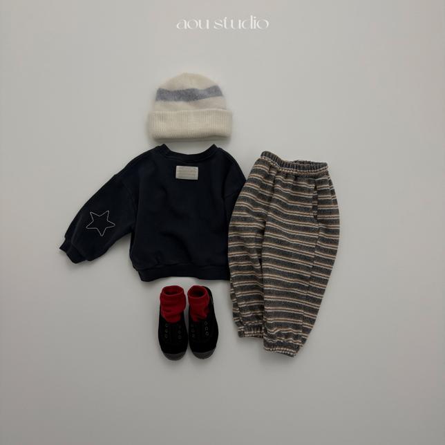 Aou Studio - Korean Baby Fashion - #babyclothing - Star Sweatshirt - 10