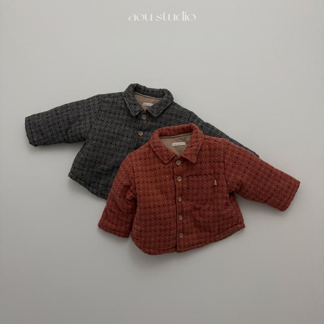 Aou Studio - Korean Baby Fashion - #babygirlfashion - Mori Quilted Jacket