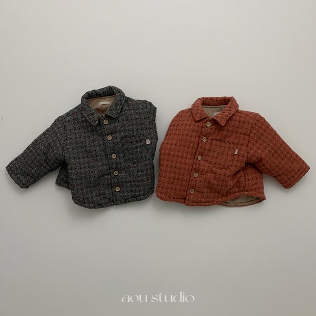 Aou Studio - Korean Baby Fashion - #babyoninstagram - Mori Quilted Jacket - 4