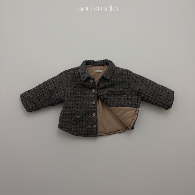 Aou Studio - Korean Baby Fashion - #babyoutfit - Mori Quilted Jacket - 6