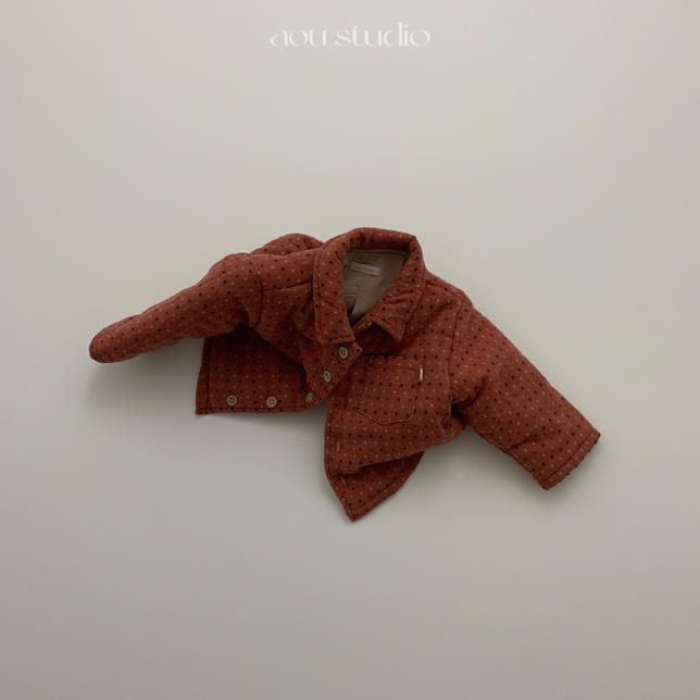 Aou Studio - Korean Baby Fashion - #onlinebabyboutique - Mori Quilted Jacket - 8