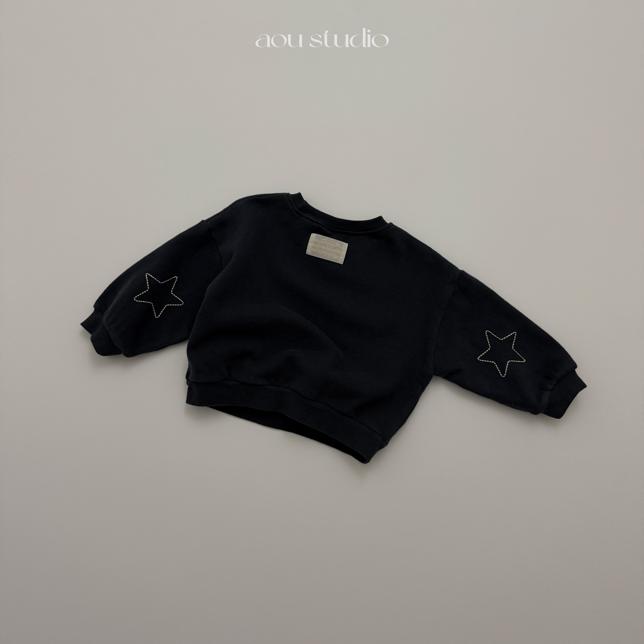 Aou Studio - Korean Baby Fashion - #onlinebabyshop - Star Sweatshirt - 6
