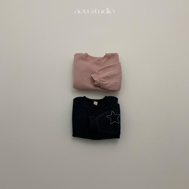 Aou Studio - Korean Baby Fashion - #smilingbaby - Star Sweatshirt - 7