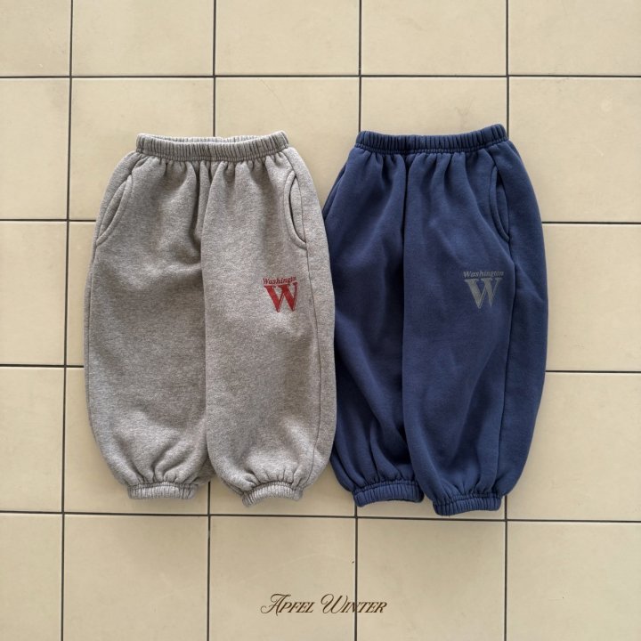 Apfel - Korean Children Fashion - #Kfashion4kids - Washington W Jogger Pants