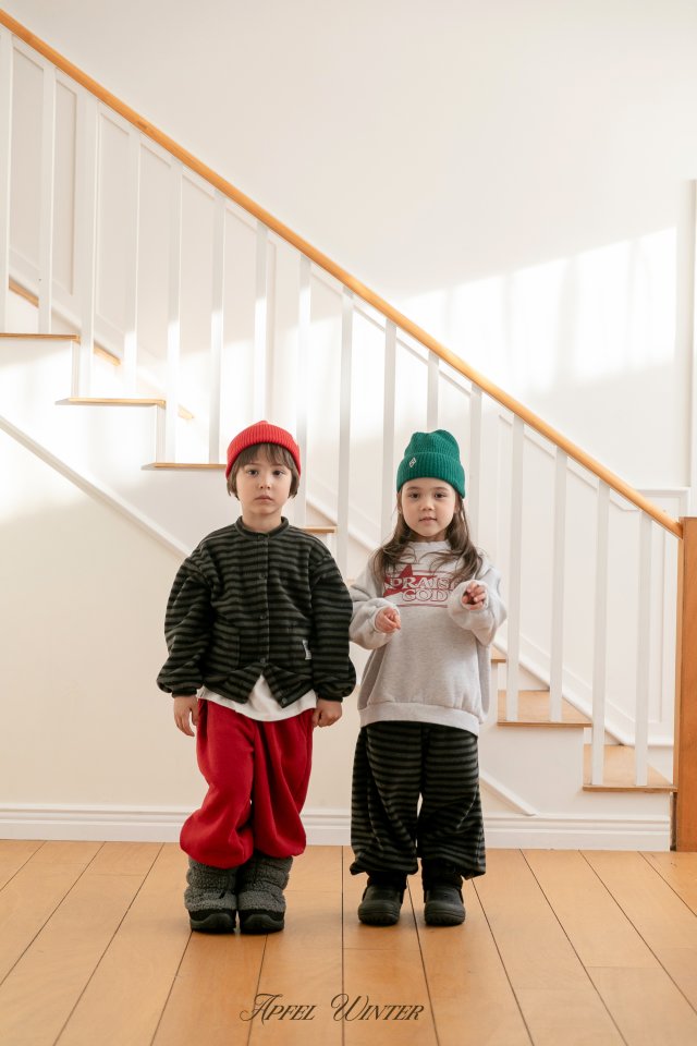 Apfel - Korean Children Fashion - #Kfashion4kids - Popo Line Cardigan - 11