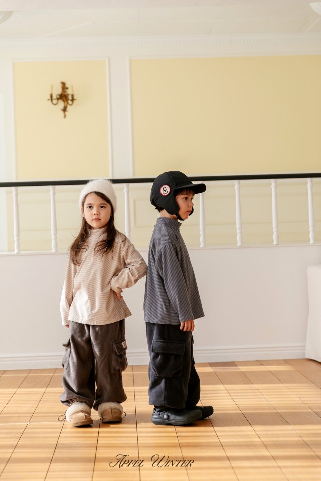 Apfel - Korean Children Fashion - #Kfashion4kids - Fluffy Cargo Pants - 2