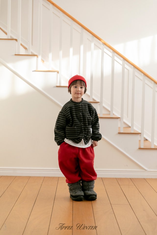 Apfel - Korean Children Fashion - #childofig - Popo Line Cardigan - 3