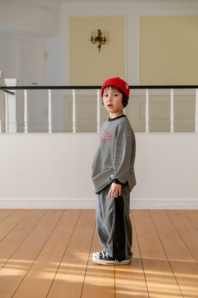 Apfel - Korean Children Fashion - #childofig - Cloud Stripe Tee - 9