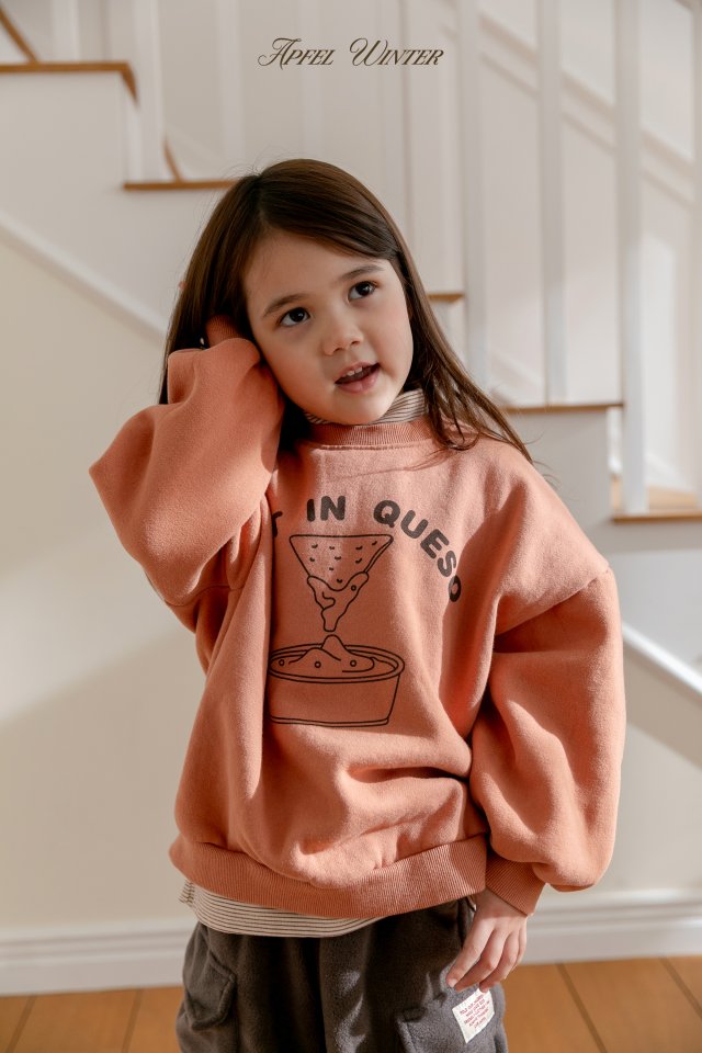 Apfel - Korean Children Fashion - #childrensboutique - Peach Pop Sweatshirt - 6