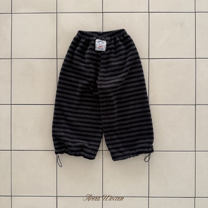 Apfel - Korean Children Fashion - #designkidswear - Popo Line Jogger Pants