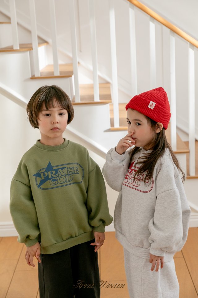 Apfel - Korean Children Fashion - #fashionkids - Star Fleece Sweatshirt - 3