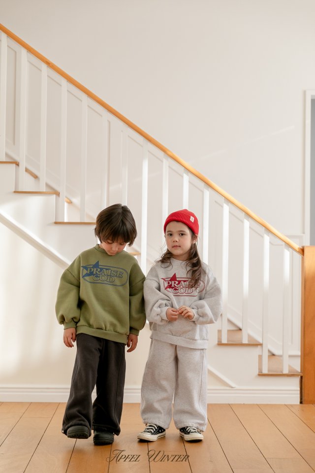 Apfel - Korean Children Fashion - #fashionkids - Star Fleece Sweatshirt - 4