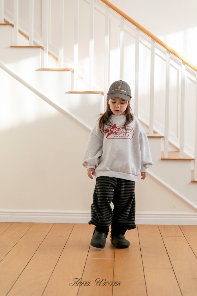 Apfel - Korean Children Fashion - #fashionkids - Popo Line Jogger Pants - 4