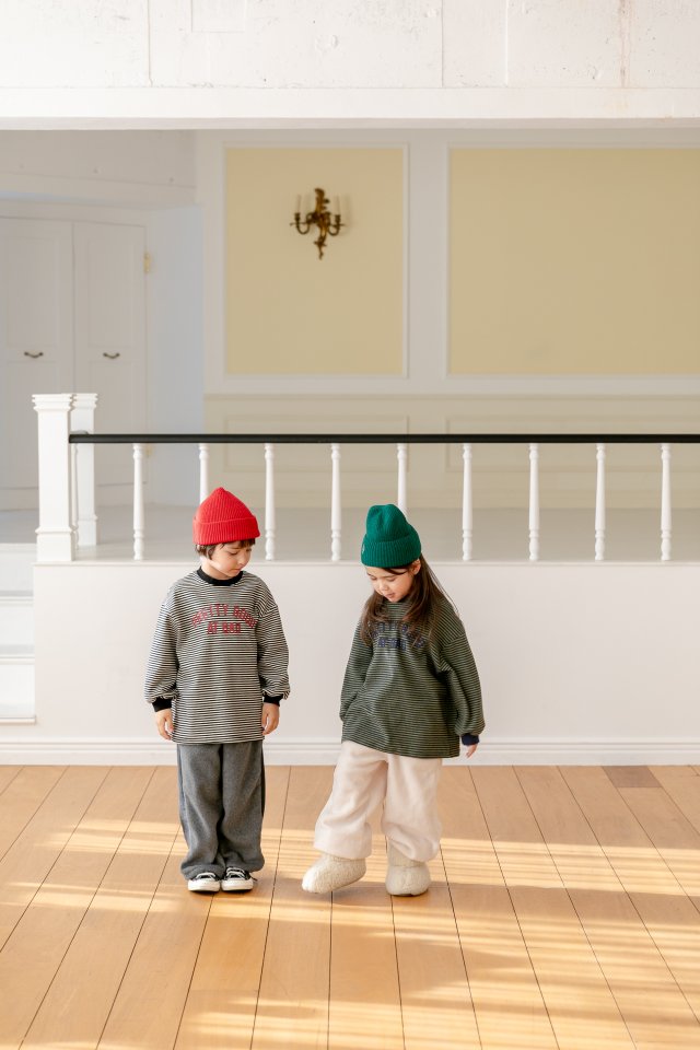 Apfel - Korean Children Fashion - #littlefashionista - Cloud Stripe Tee - 5
