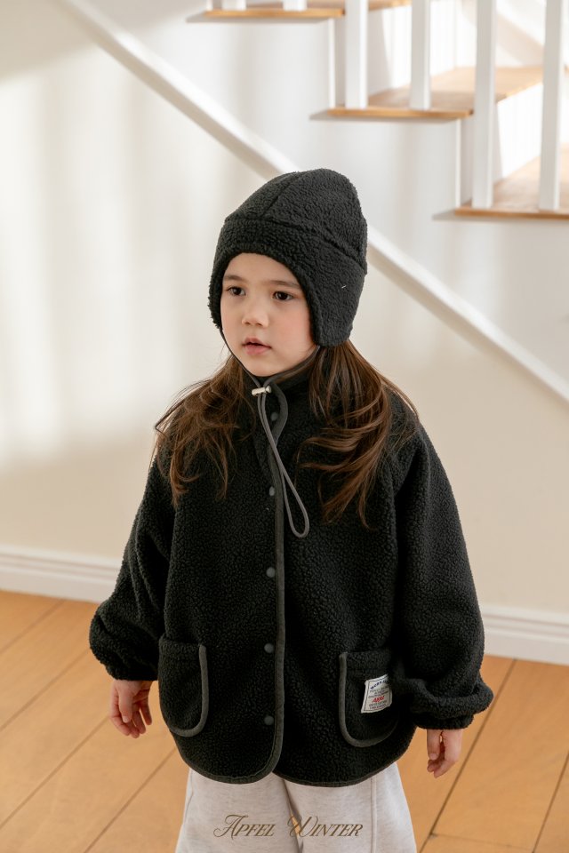 Apfel - Korean Children Fashion - #Kfashion4kids - Bagel Fleece Jacket - 4