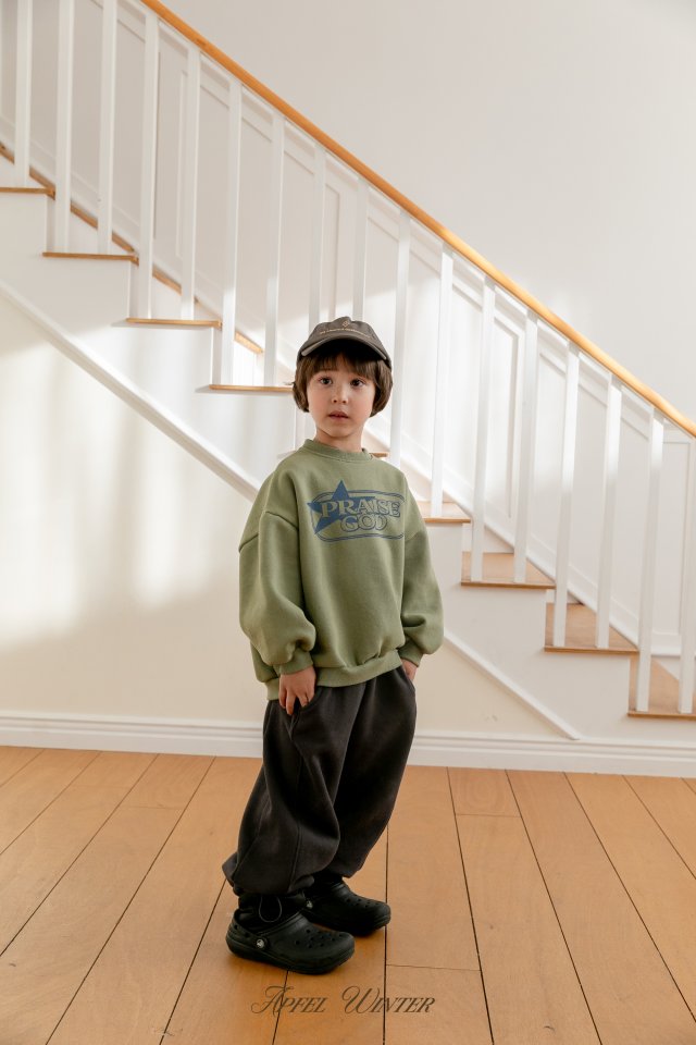 Apfel - Korean Children Fashion - #magicofchildhood - Star Fleece Sweatshirt - 9