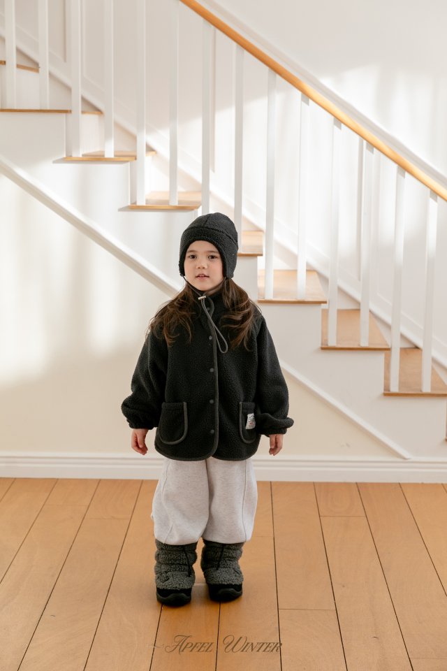Apfel - Korean Children Fashion - #magicofchildhood - Bagel Fleece Jacket - 5