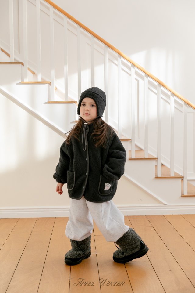 Apfel - Korean Children Fashion - #minifashionista - Bagel Fleece Jacket - 6