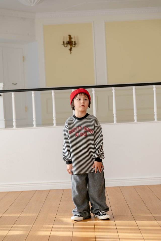 Apfel - Korean Children Fashion - #prettylittlegirls - Cloud Stripe Tee - 8